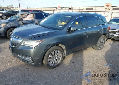 2014 Acura Mdx Technology Package из США, поврежденный, VIN 5FRYD3H40EB016478